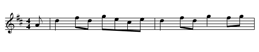Mary's Dream - staff notation