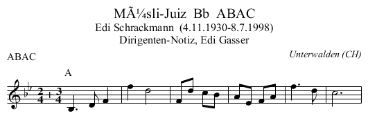 MÃ¼sli-Juiz  Bb  ABAC - staff notation