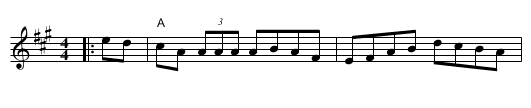 Mason's Apron - staff notation
