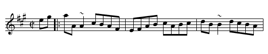 Mason's Apron - staff notation