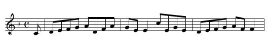 Master Crowley's No. 2 - staff notation
