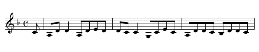 Master Crowley's - staff notation