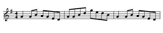 Master Henry's - staff notation