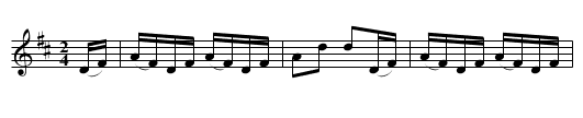 Matelotte - staff notation