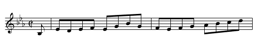 Mathewson's Hornpipe - staff notation