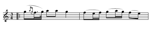 Matlåt efter Karl Björklund - staff notation