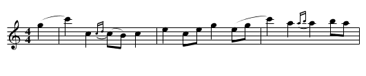 Matlåt efter Karl Björklund - staff notation