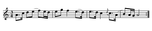 Matshanso Mats - staff notation