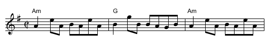 Matt People's #1 - staff notation
