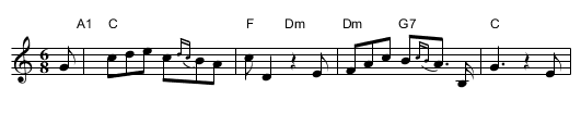 Mattinata   [C] - staff notation