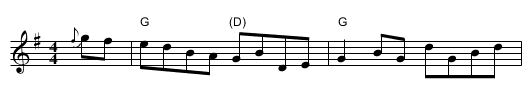 Maud Millar - 1st setting - staff notation