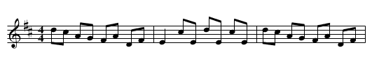 Maude Miller - staff notation