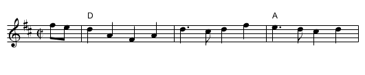Maureen of Gibberland [2] - staff notation
