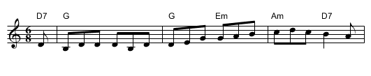 Maureen's Jig - staff notation