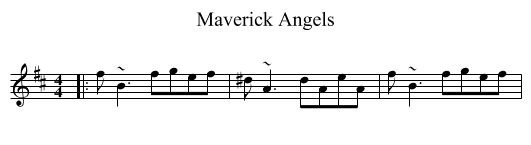 Maverick Angels - staff notation