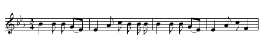 Maw Canny Hinny - staff notation