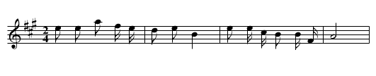 Mawang xiaodiao - staff notation