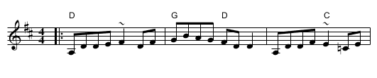 Maxime LeBlanc's Reel - staff notation
