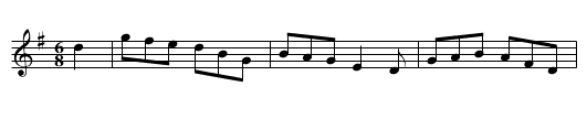 May Fly - staff notation