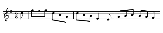 May Fly - staff notation