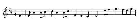 May Morning Dew, The - staff notation
