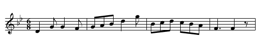 Mayen House - staff notation