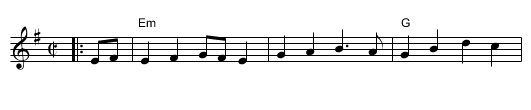Mayim - staff notation