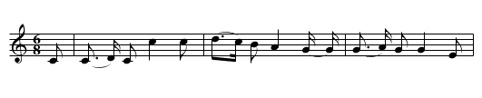 Maypole Dance - staff notation