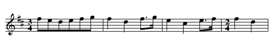 Mazourco - staff notation