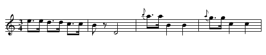 Mazurka [7] - staff notation