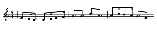 MAZURKA CIRCASSIENNE - staff notation