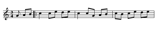 Mazurka d'Auvergne - staff notation