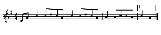 Mazurka de Lapleau - staff notation