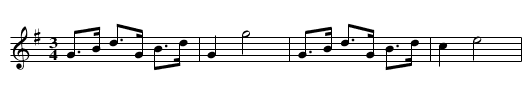 Mazurka ifrån Suppevare - staff notation