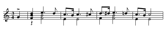 Mazurka in C Major, Op. 33, No. 3 - staff notation