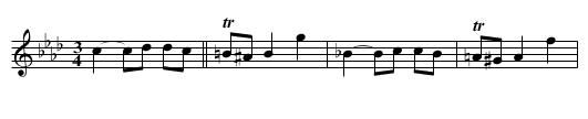 Mazurka in F Minor, Op. 68, No. 4 - staff notation