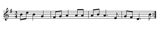 Mazurka : La jolie barbière - staff notation