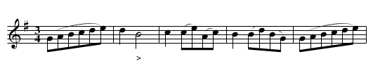 Mazurka - staff notation