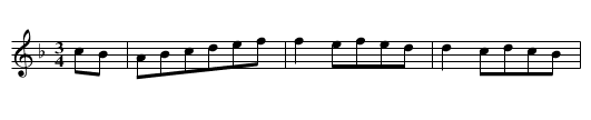 Mazurka - staff notation