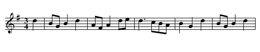 Mazurka - staff notation