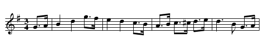 Mazurka - staff notation