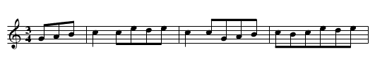 Mazurka - staff notation