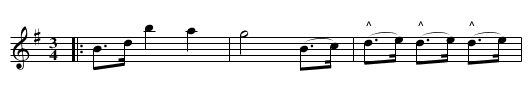Mazurka - staff notation