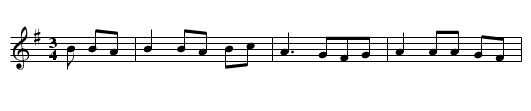 Mazurka - staff notation
