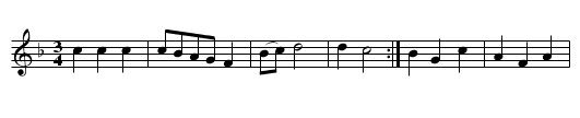 Mazurka - staff notation