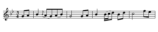 Mc Donogh’s Lamentation - staff notation