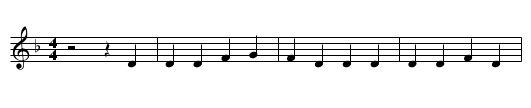 McAfee's Confession - staff notation