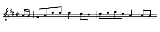 McCrae's Fancy. - staff notation