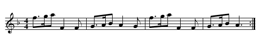 McDonald's Jigg. Ru2.041 - staff notation