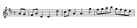 McDonnell's Hornpipe - staff notation